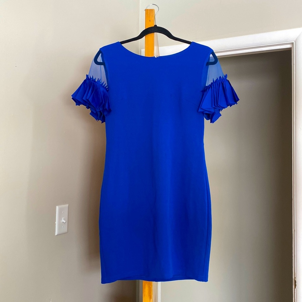 Party Dress with mesh in sleeves